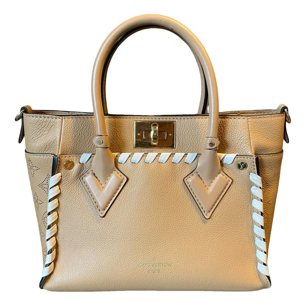 On My Side leather handbag