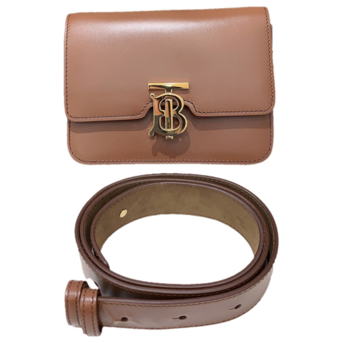 TB Bag Medium leather handbag