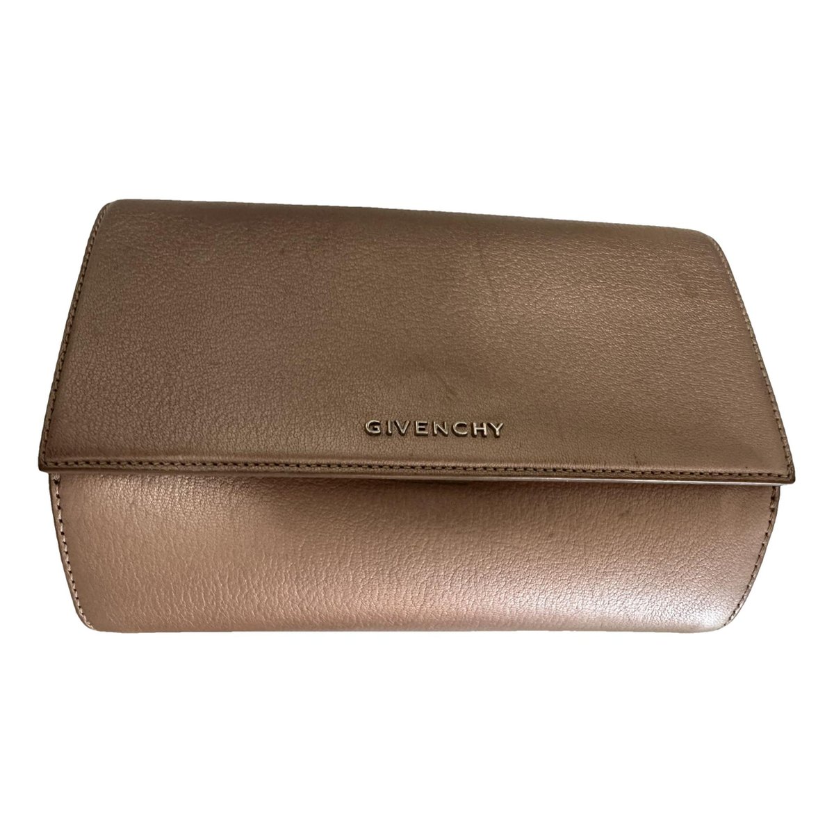 Pandora Box leather clutch bag