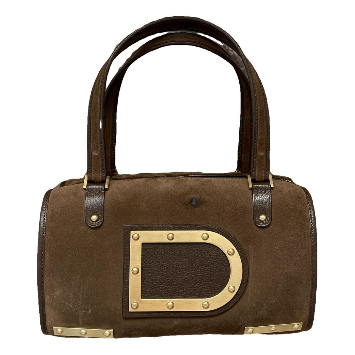 Tempête leather bowling bag