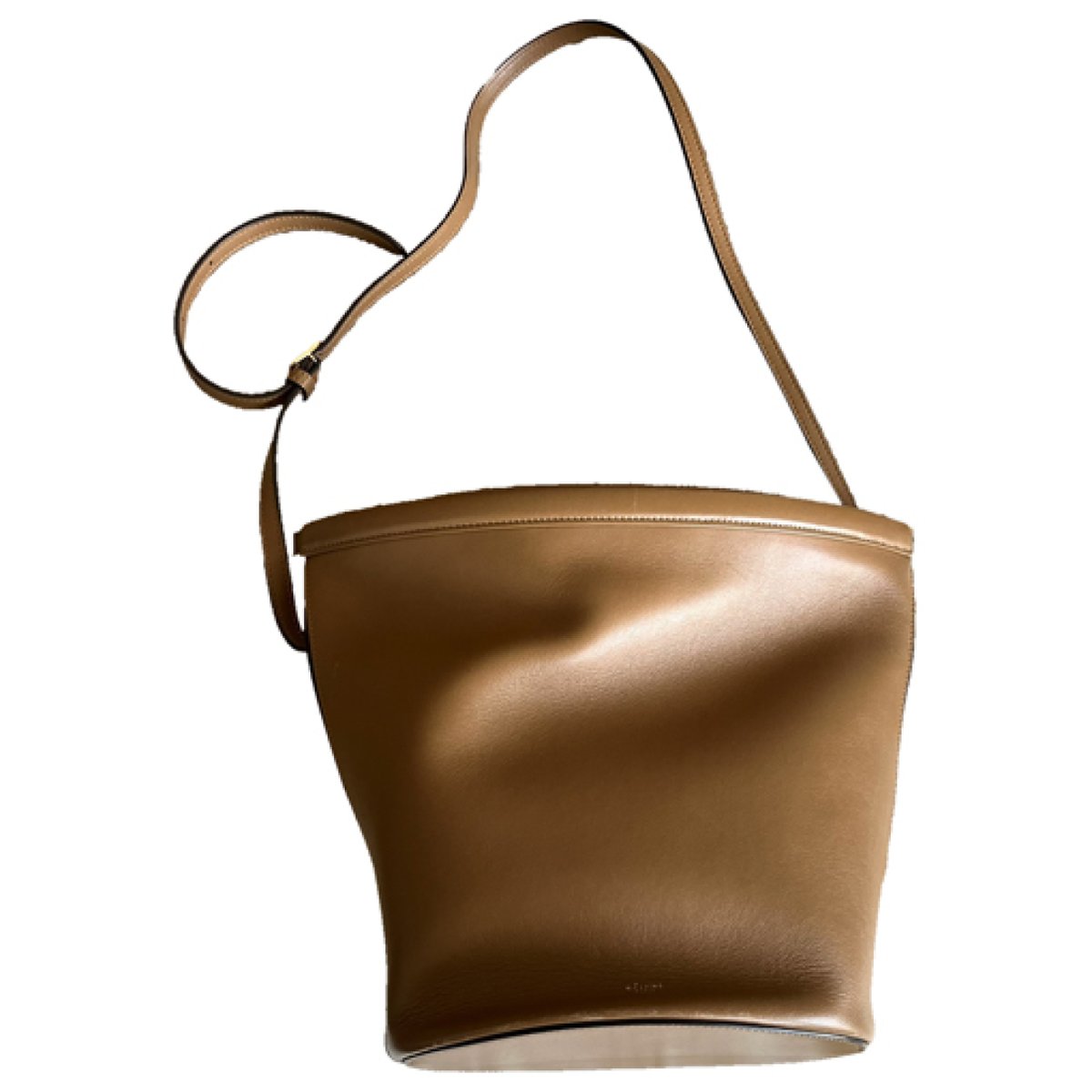 Clasp Bucket leather crossbody bag