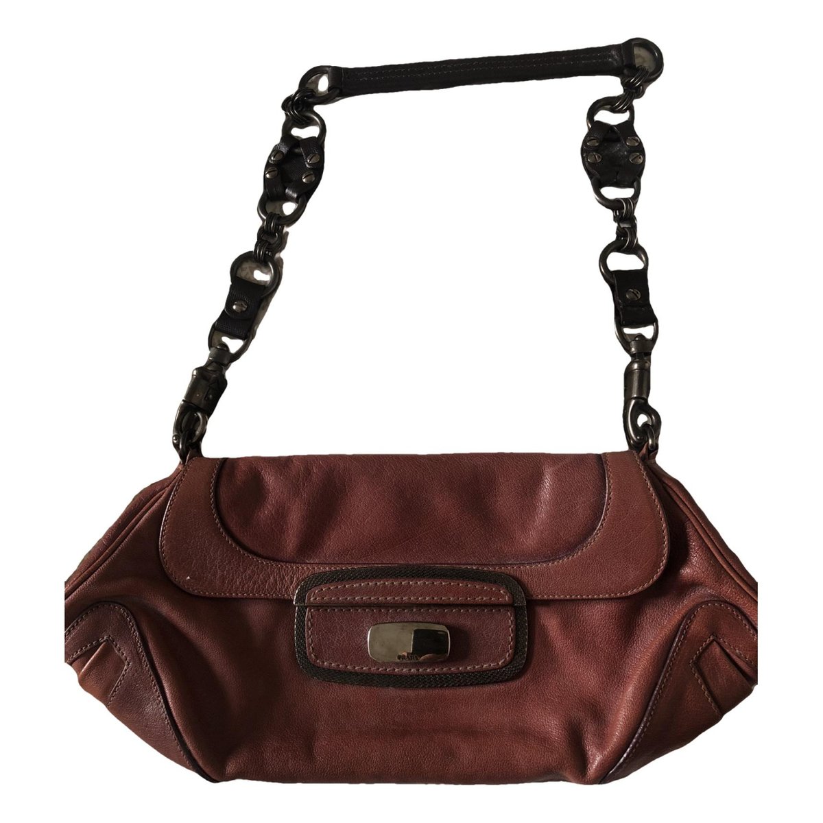 Sidonie leather clutch bag
