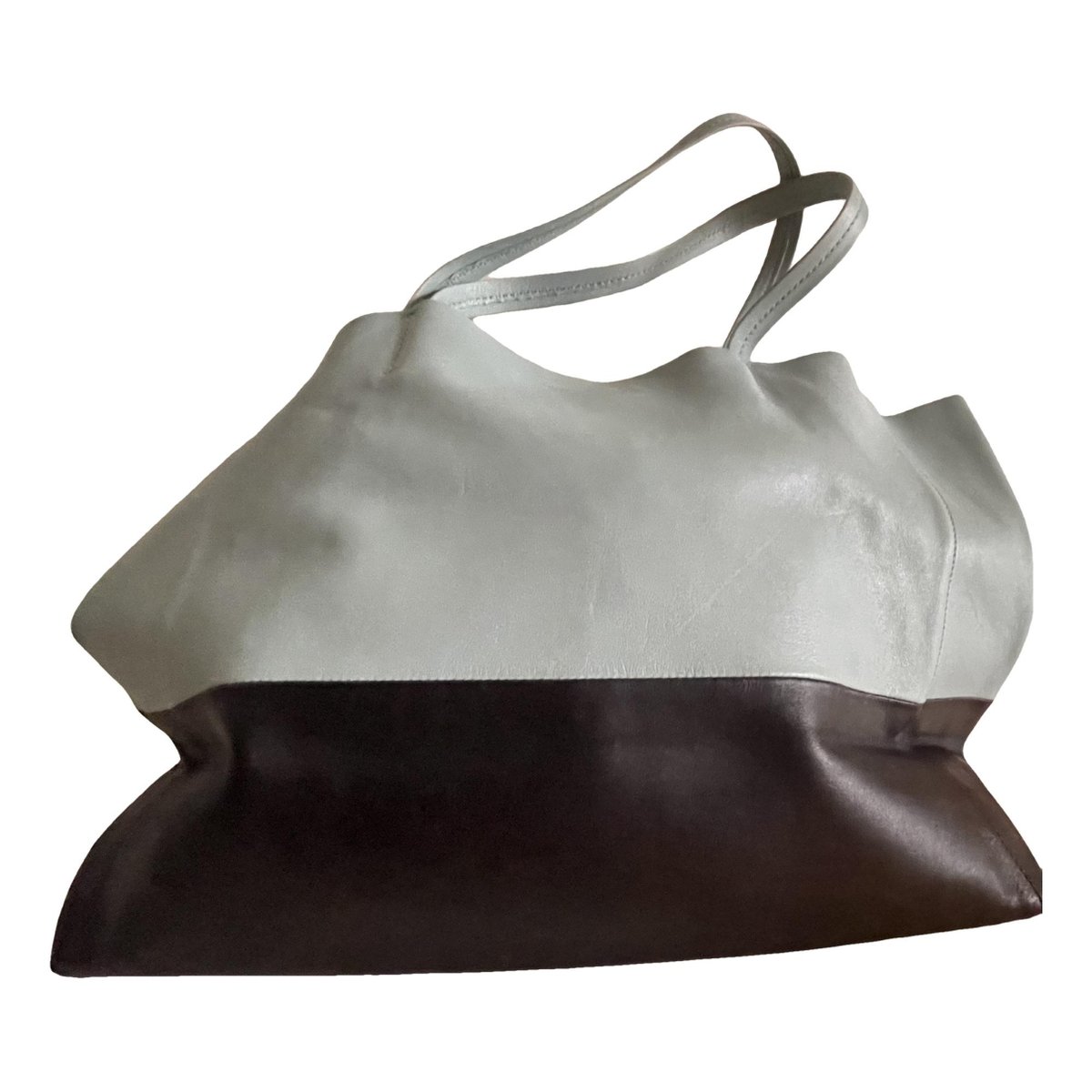 Cabas leather tote