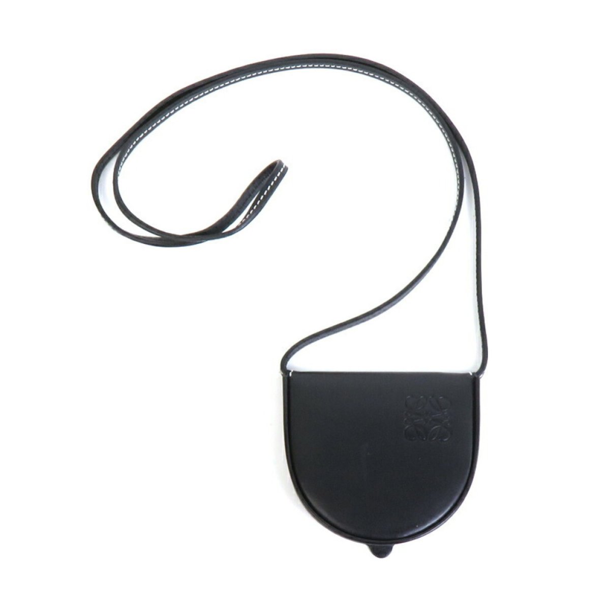 Heel leather mini bag