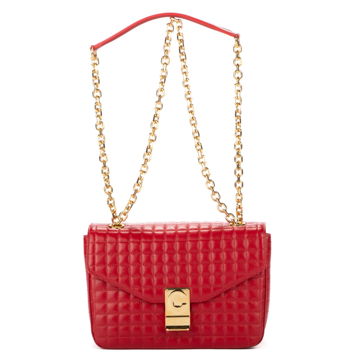 C bag leather handbag