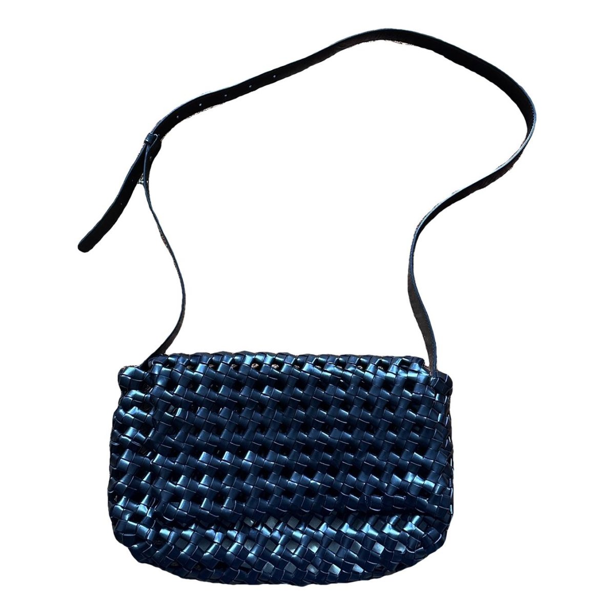 Window leather handbag