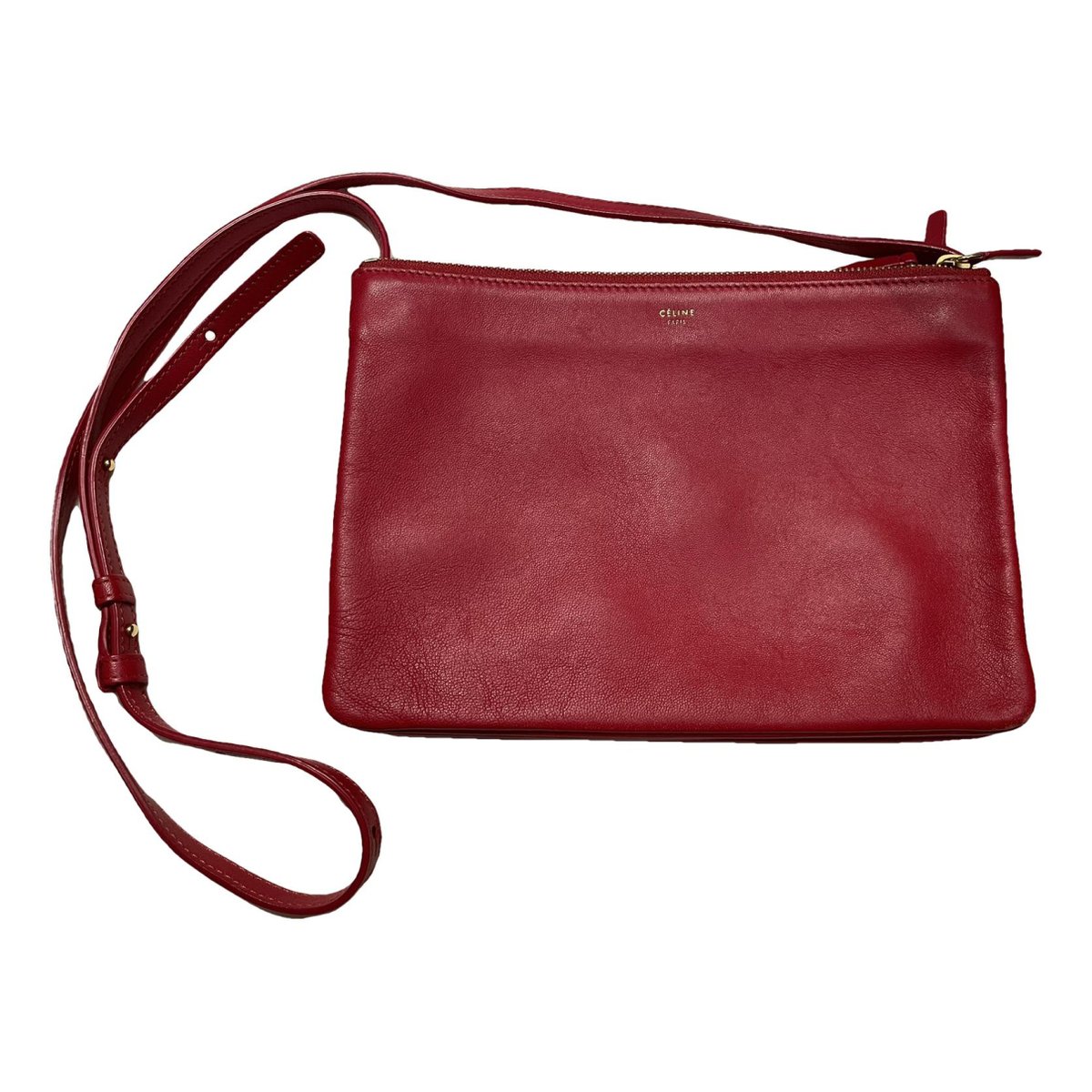 Trio leather crossbody bag