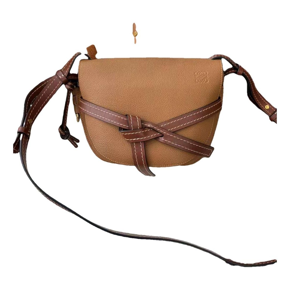 Gate leather crossbody bag