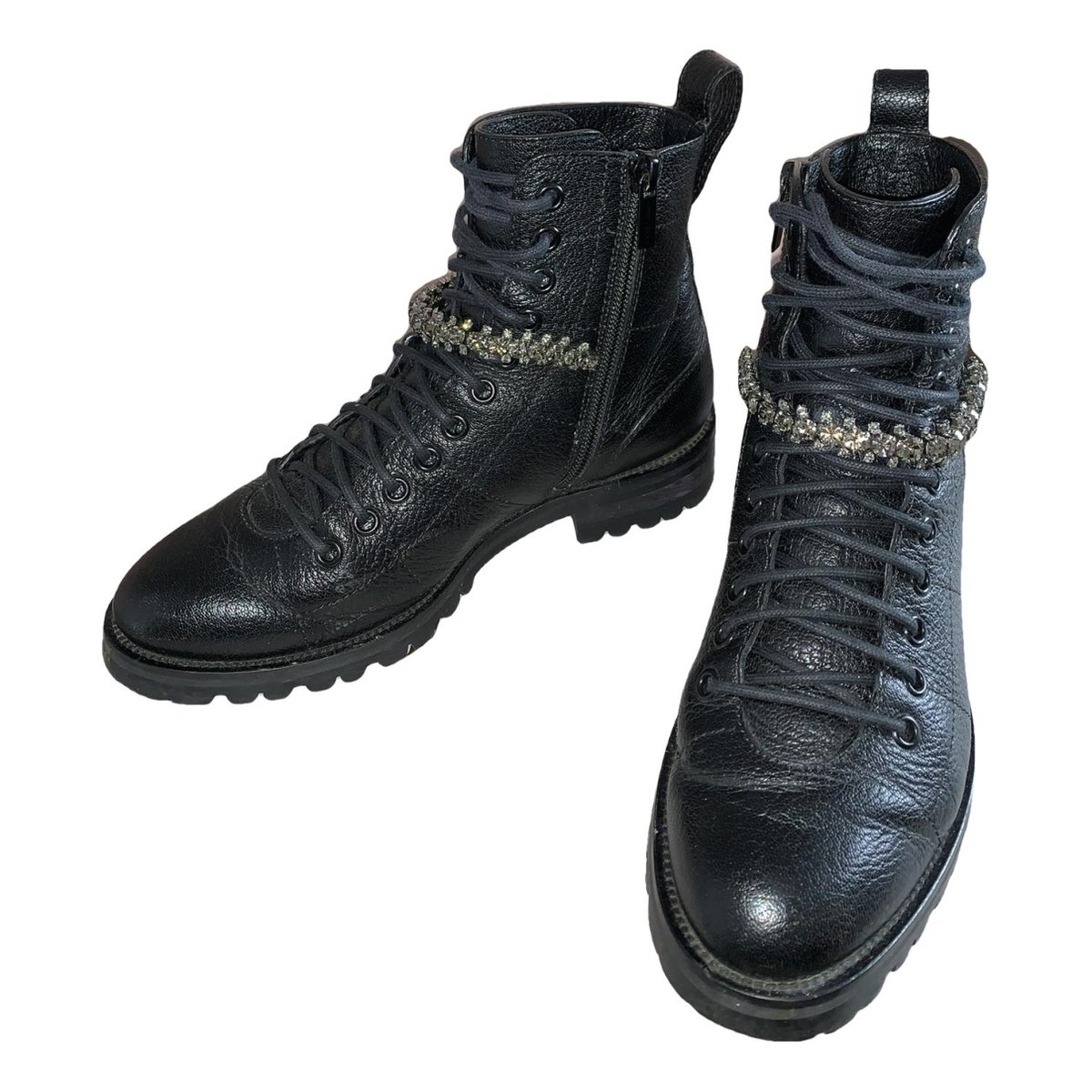 Cruz leather biker boots
