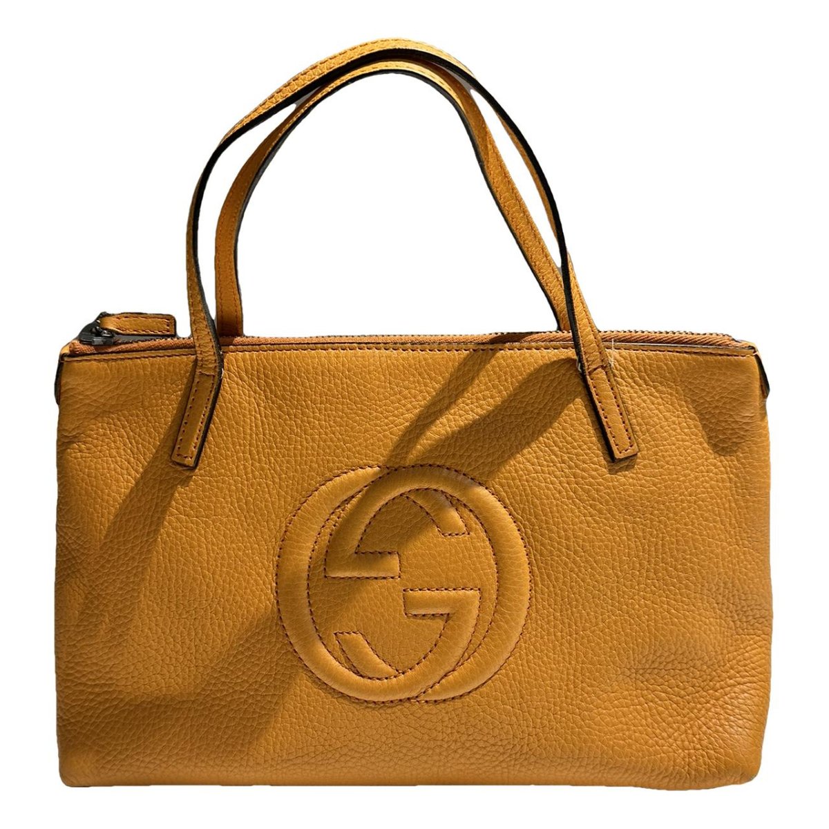 Soho Top Handle leather handbag