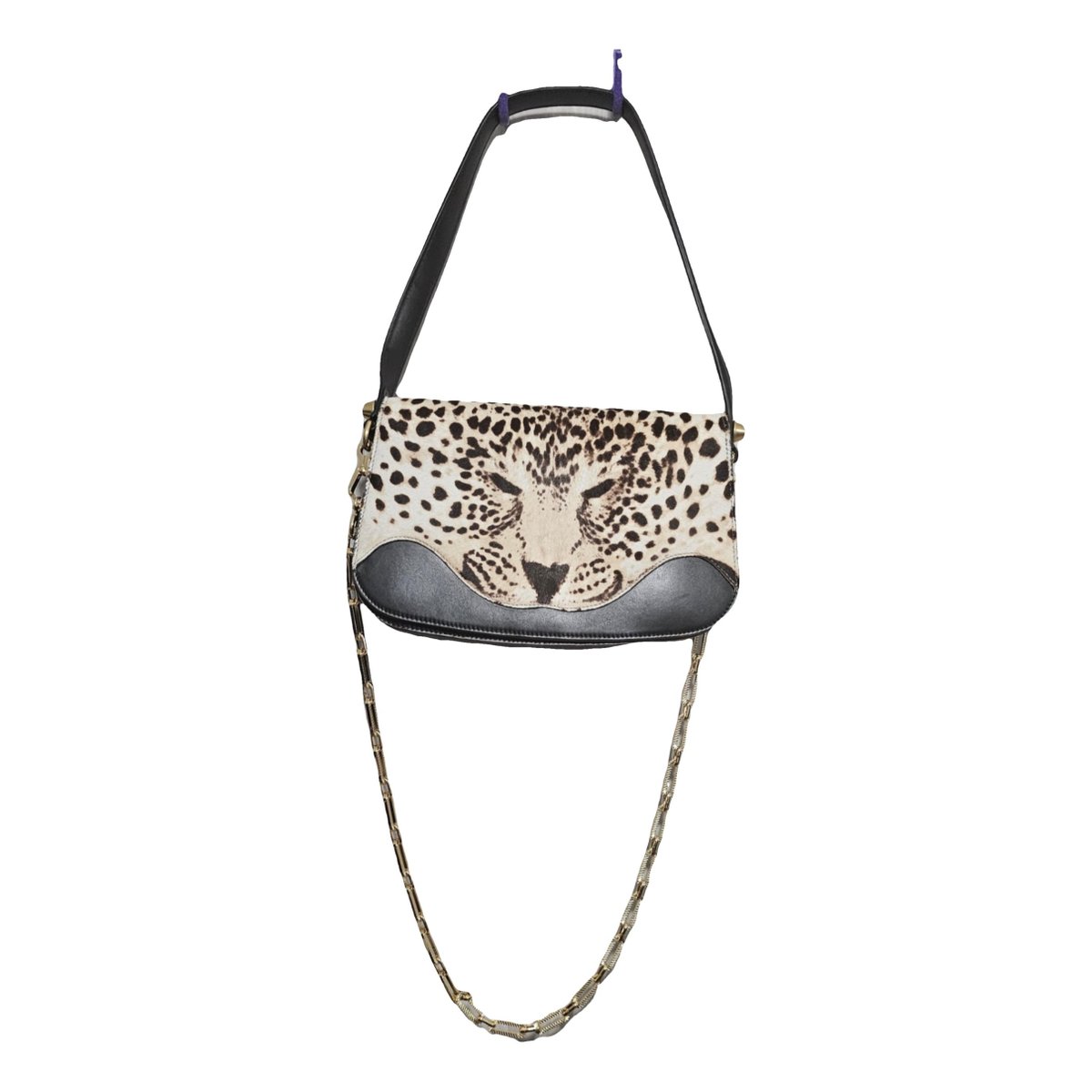 Animalier leather handbag