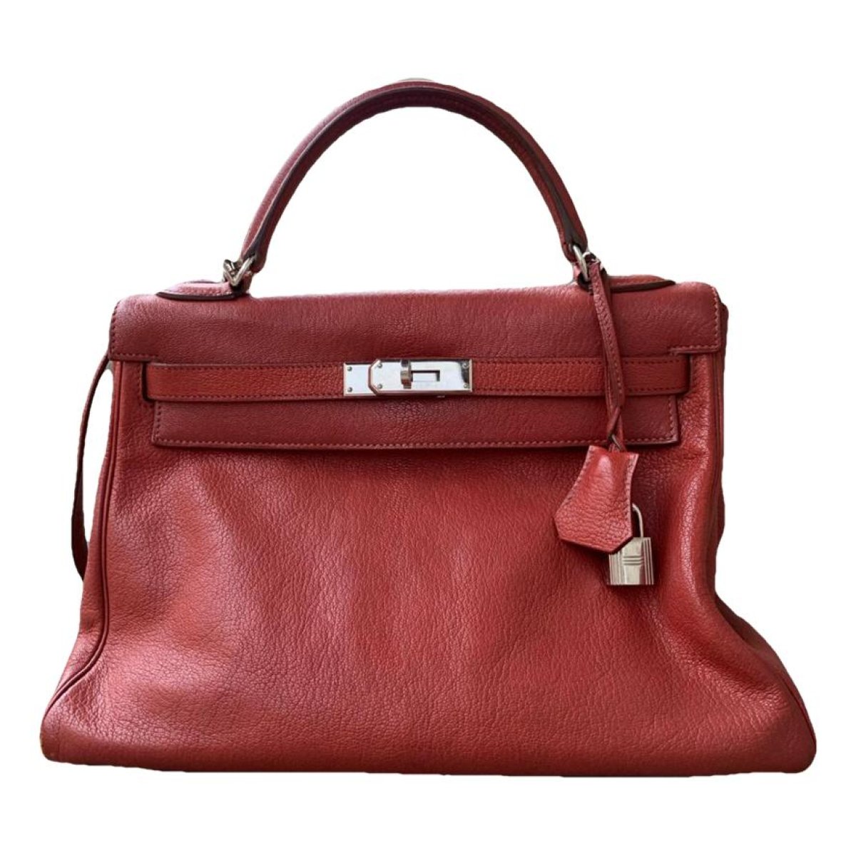 Kelly 32 leather handbag