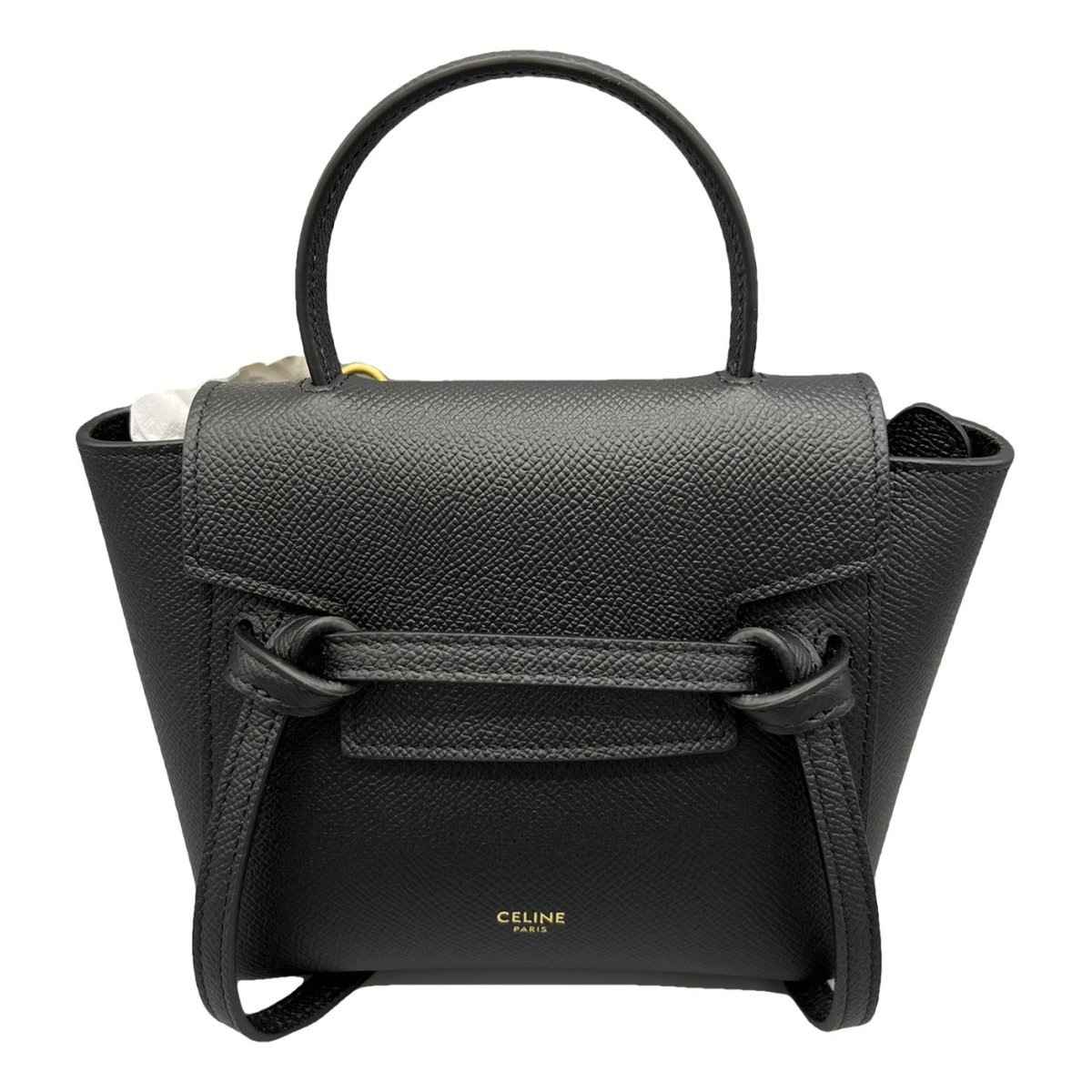 Belt leather handbag