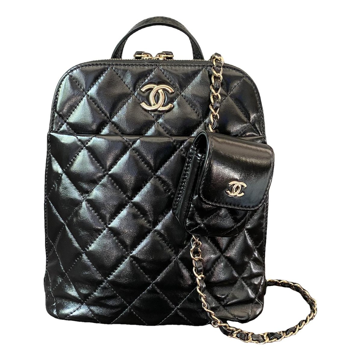 Timeless/Classique Chain leather backpack