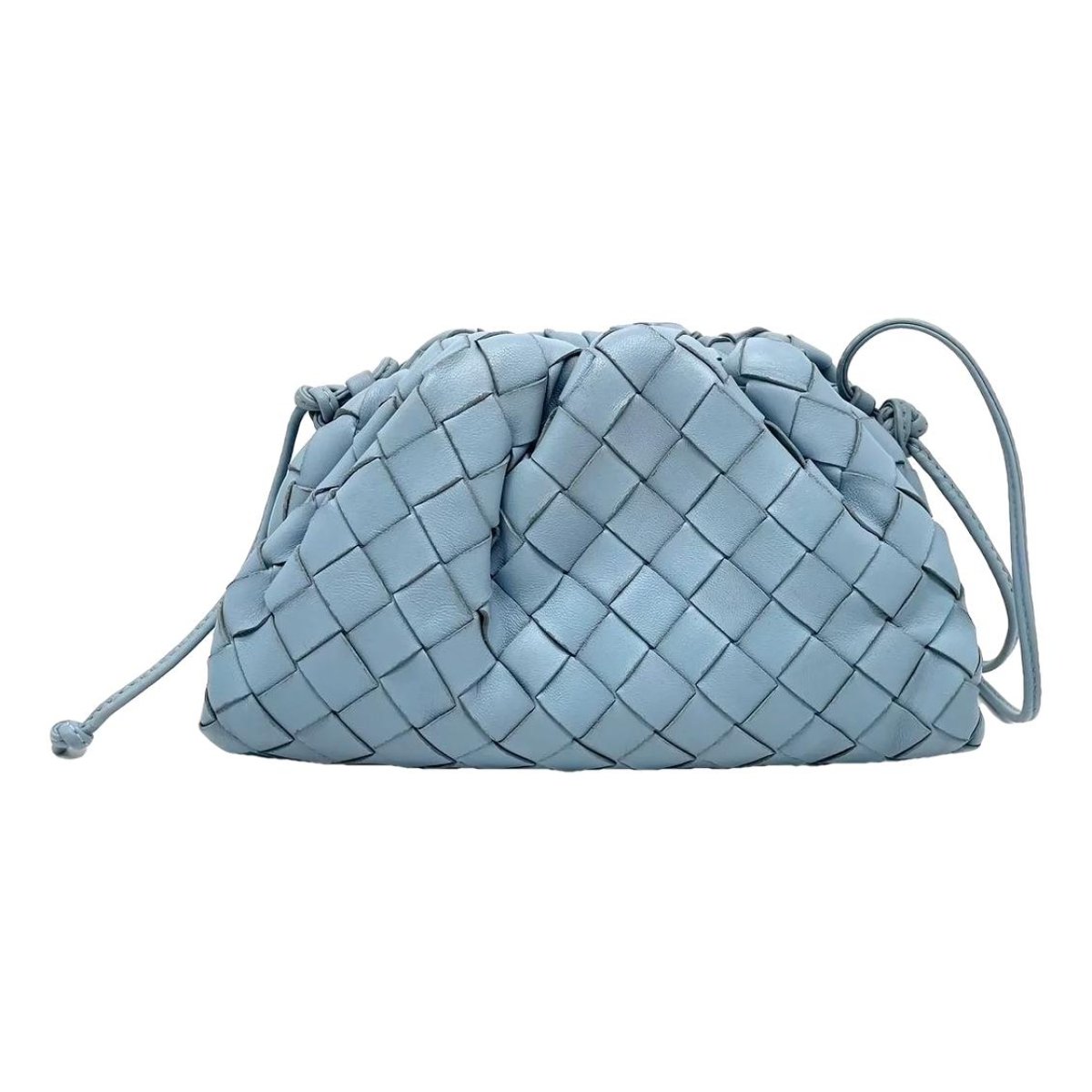 Pouch leather crossbody bag