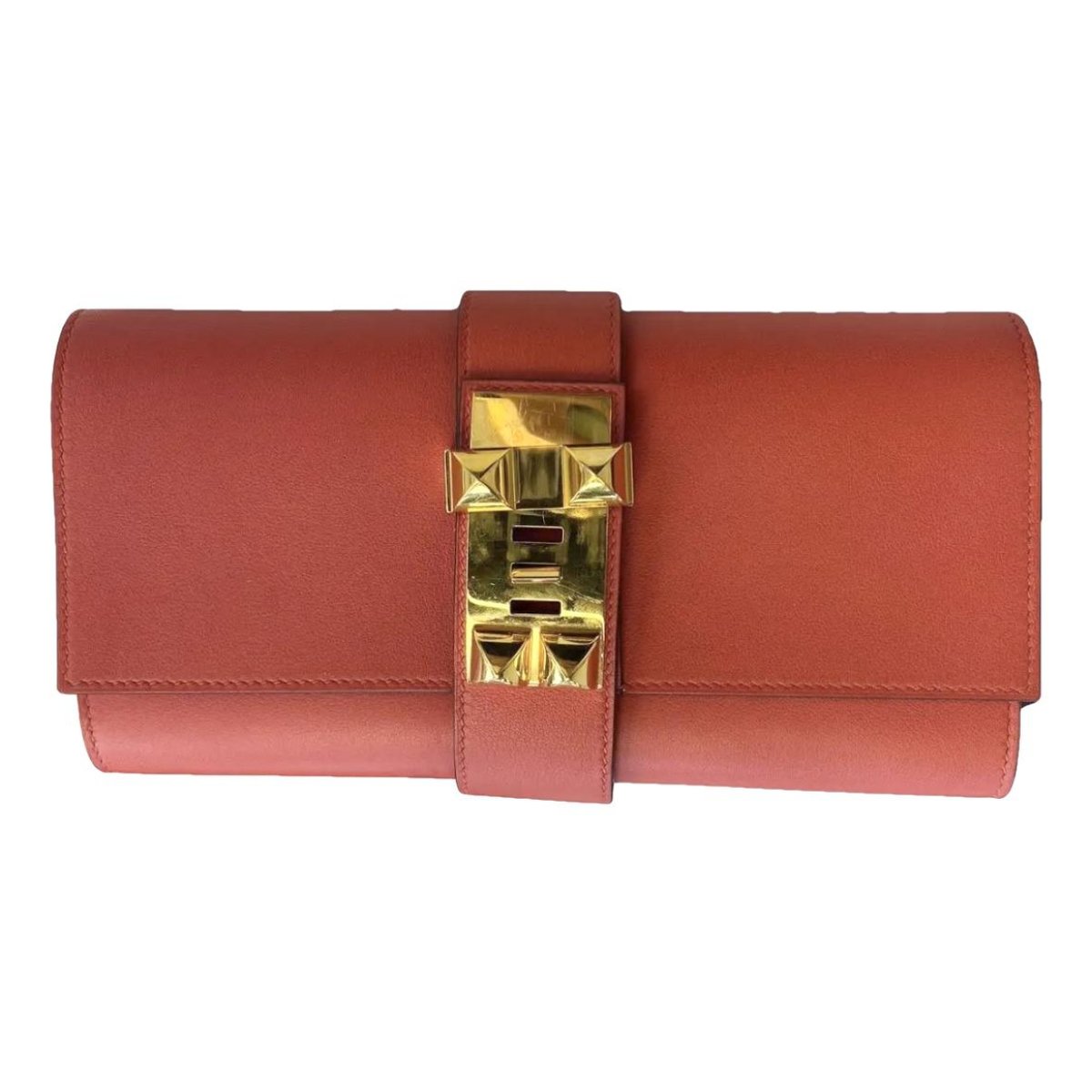 Médor patent leather clutch bag