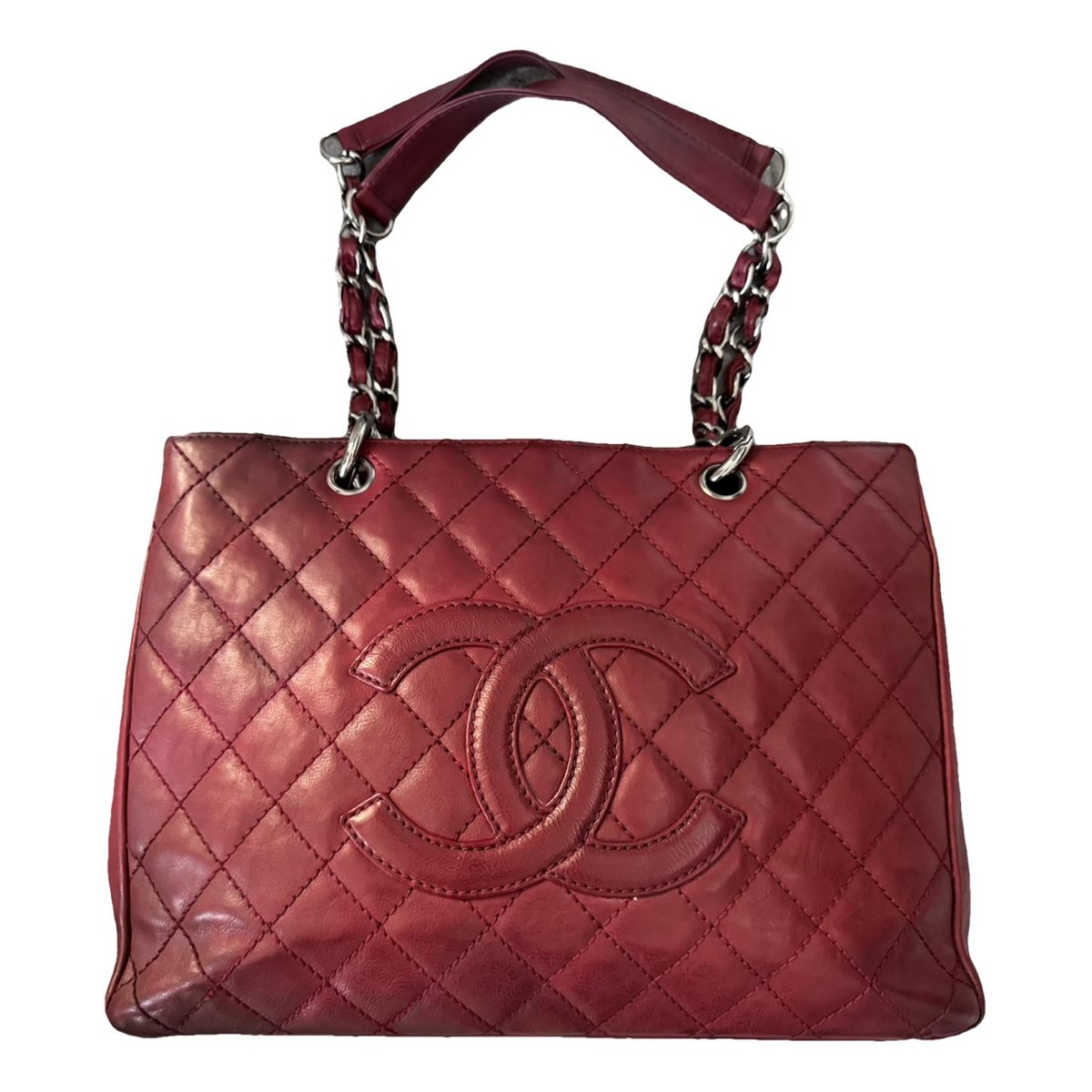 Grand shopping leather tote