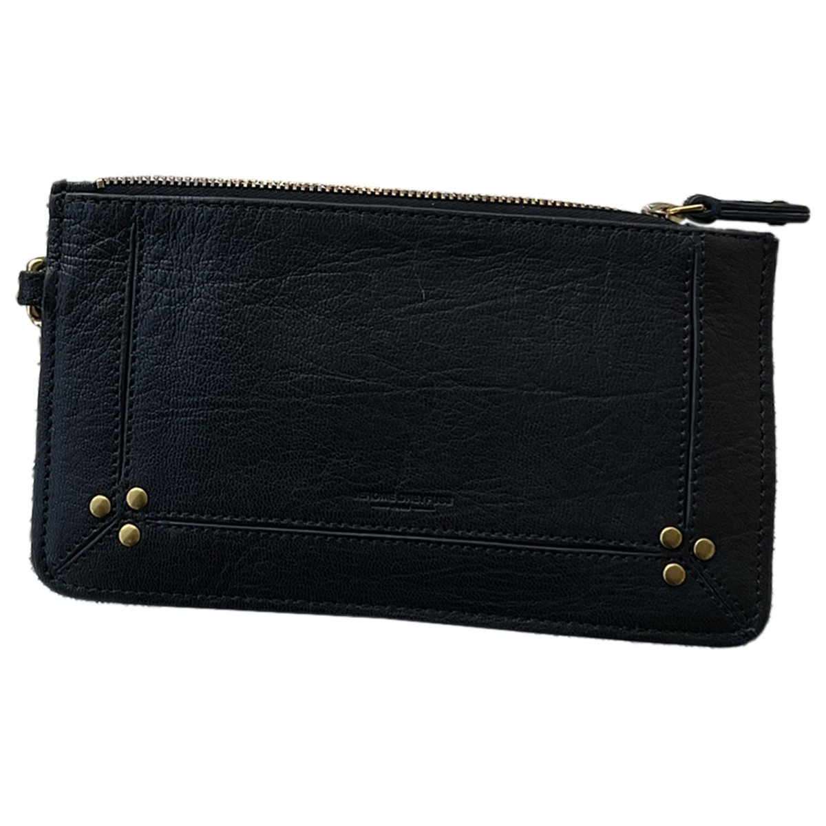 Popoche leather clutch bag