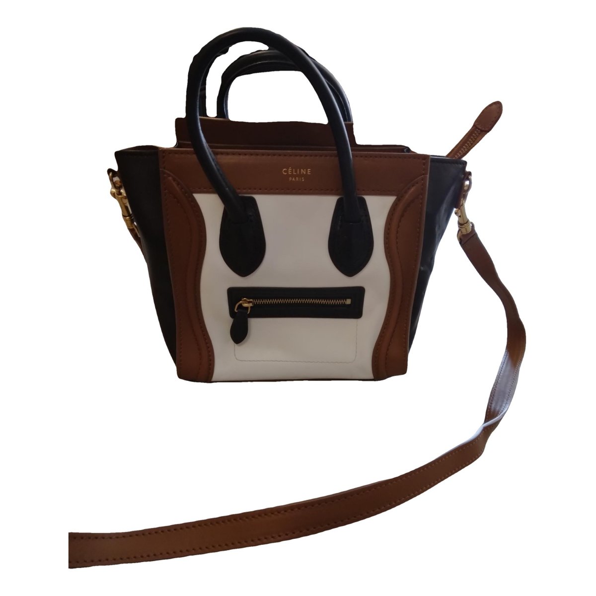 Nano Luggage leather handbag