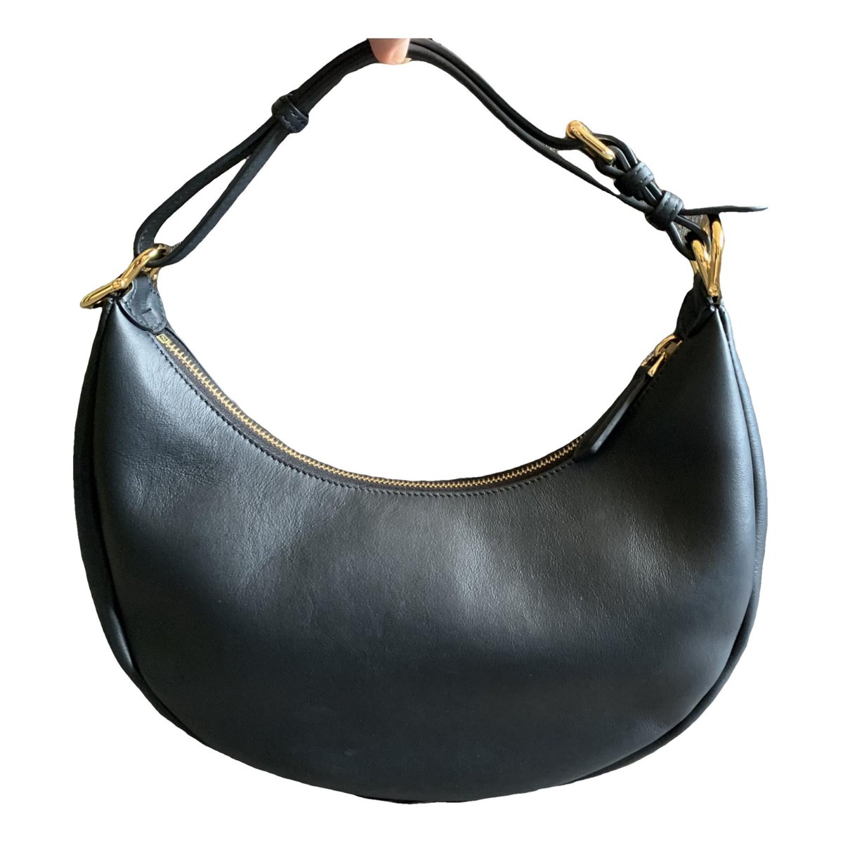 Fendigraphy leather handbag