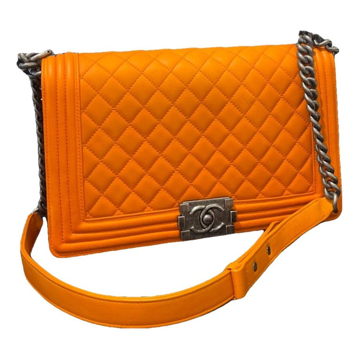 Boy leather crossbody bag