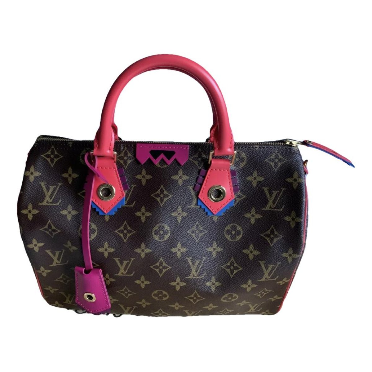 Speedy leather handbag