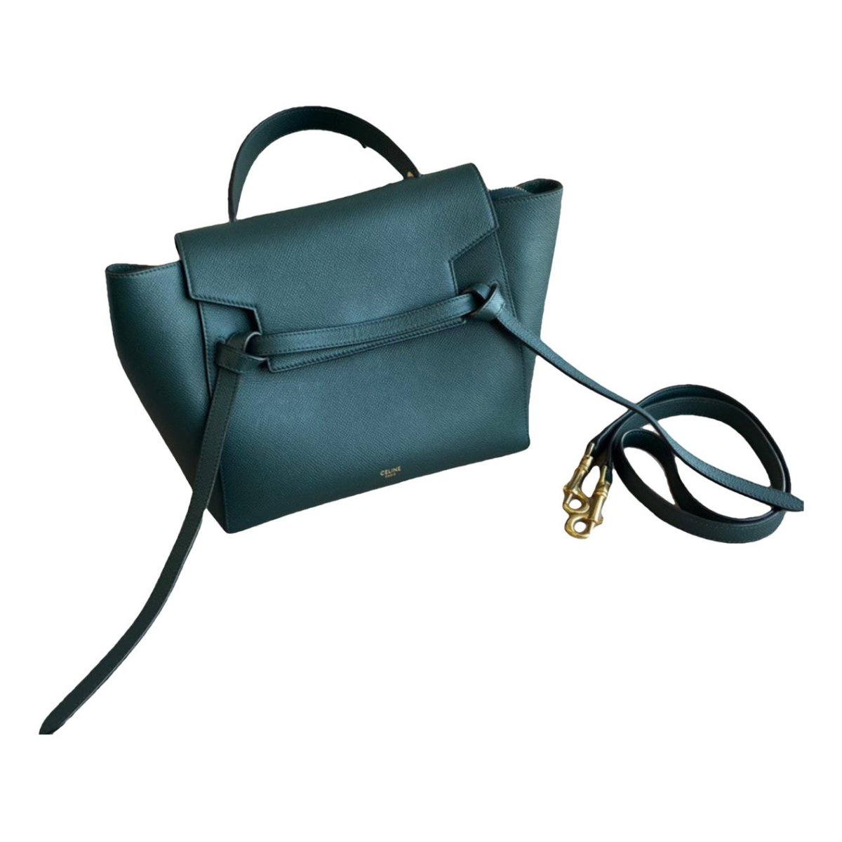 Belt leather handbag