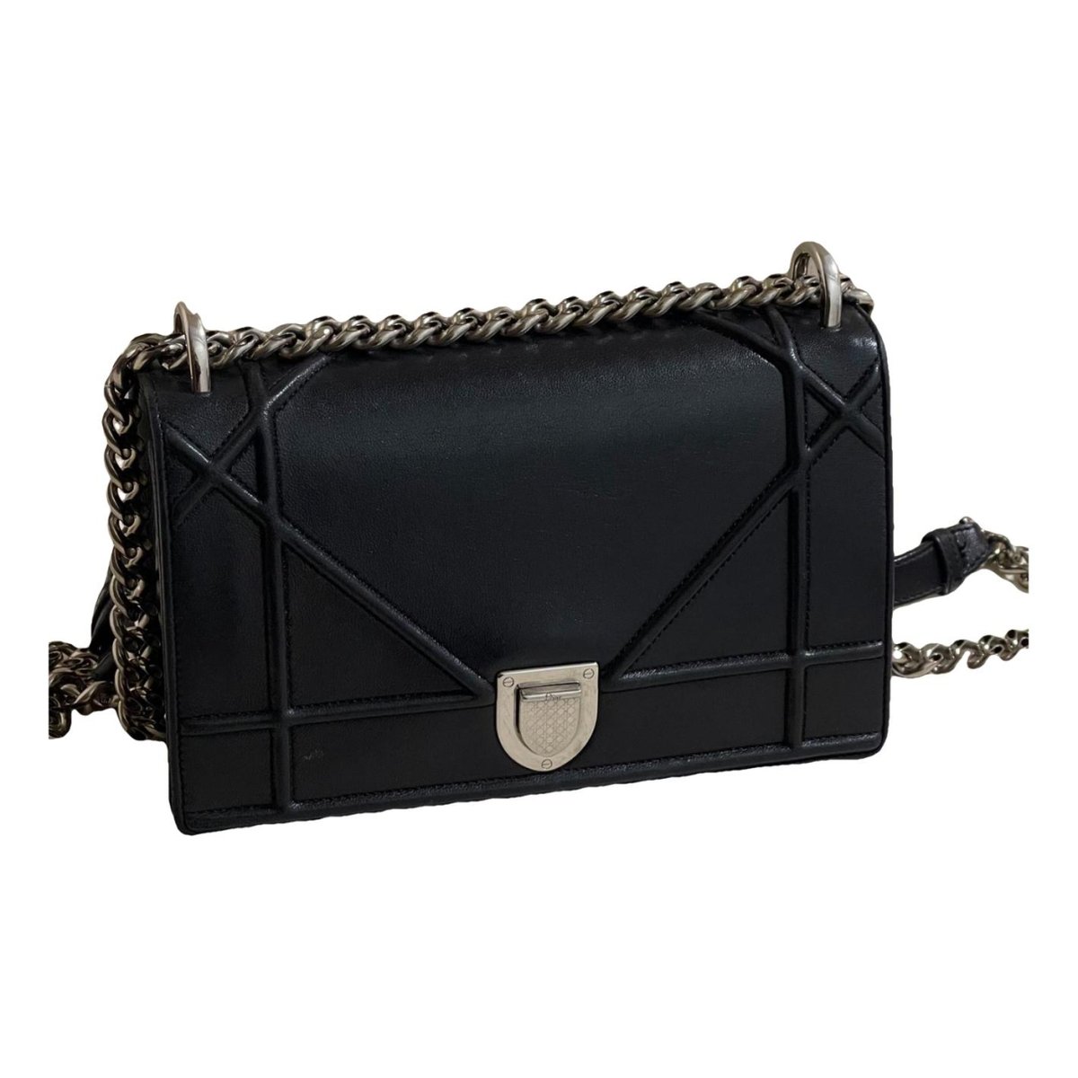 Diorama leather crossbody bag