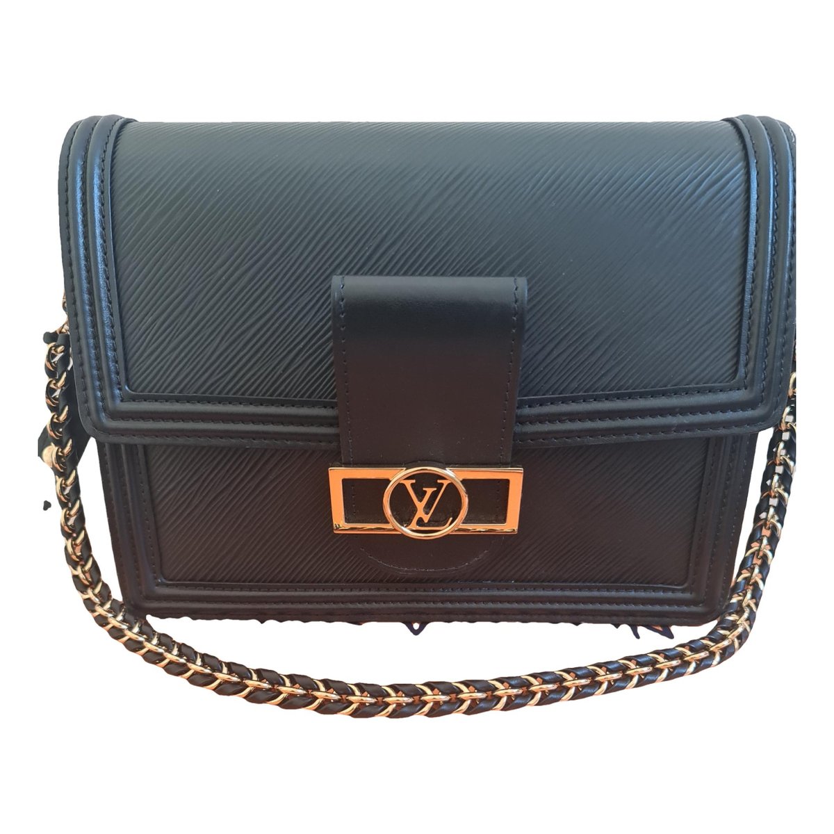 Dauphine leather handbag
