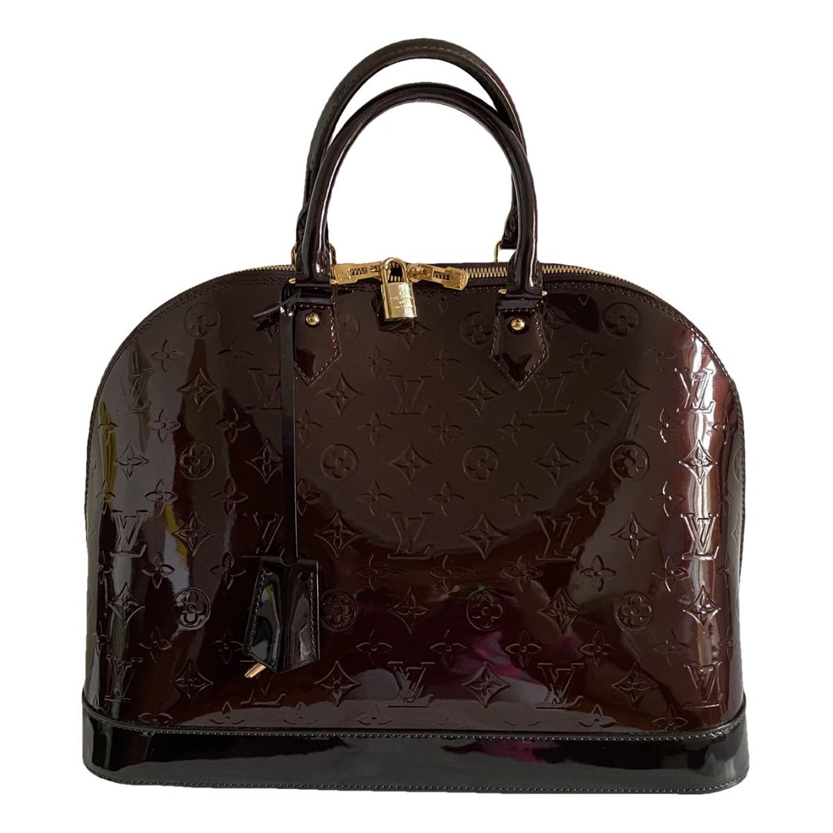 Alma patent leather handbag