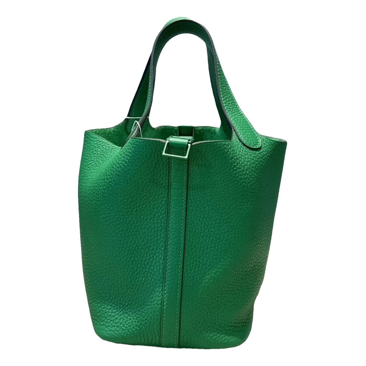 Picotin leather tote