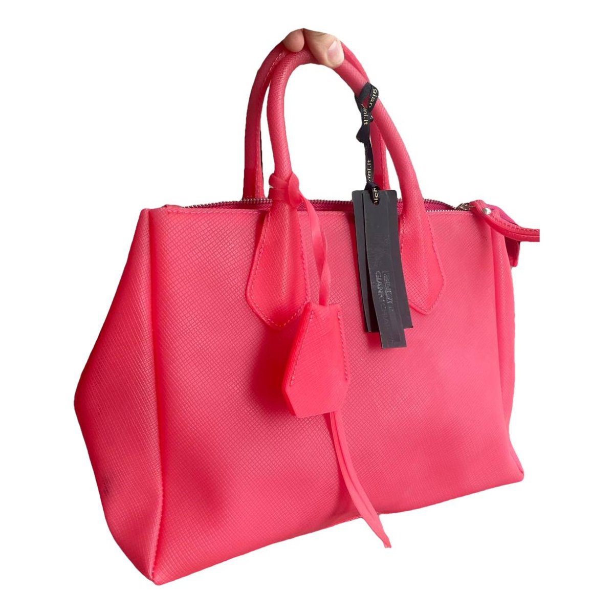 Vinyl handbag
