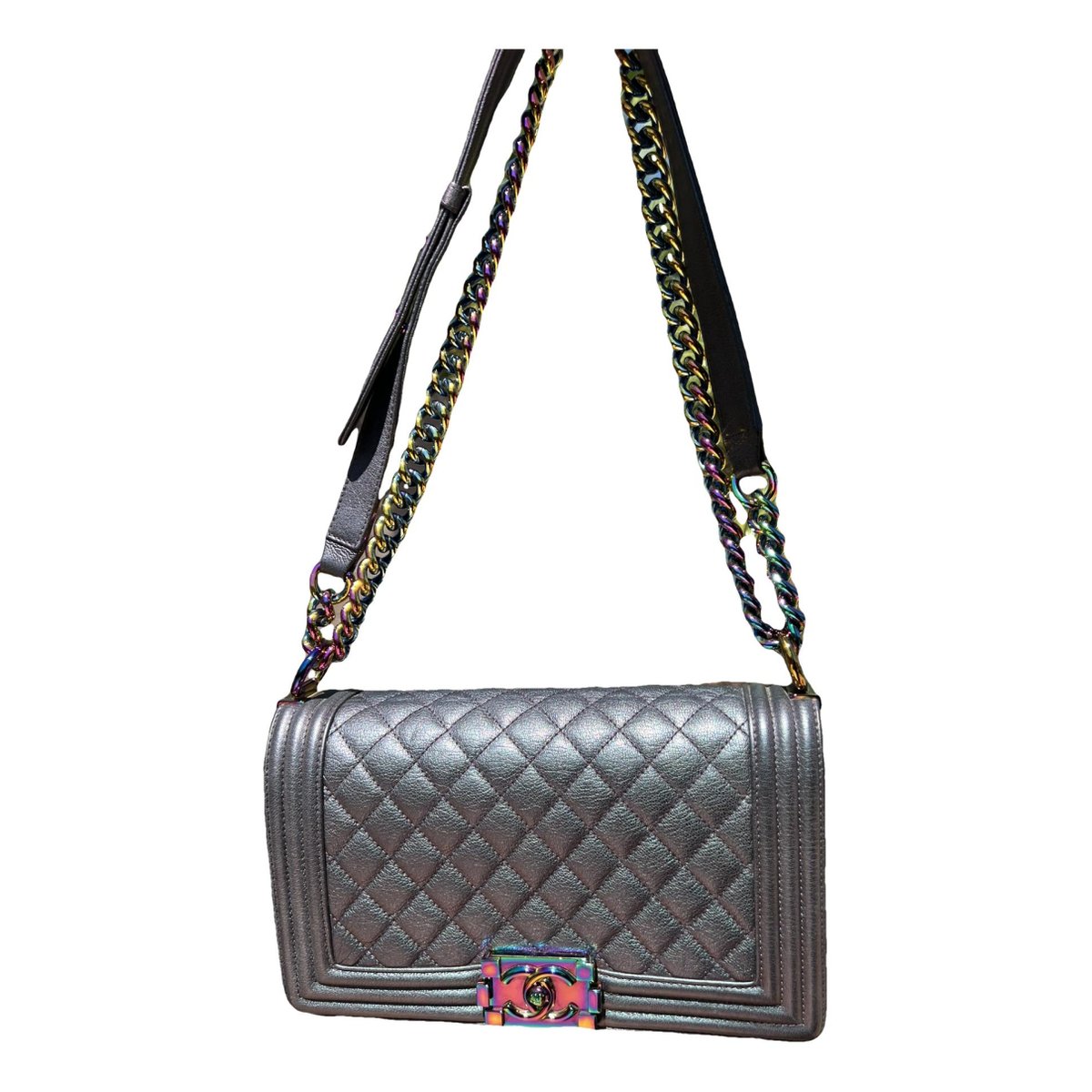 Boy leather crossbody bag