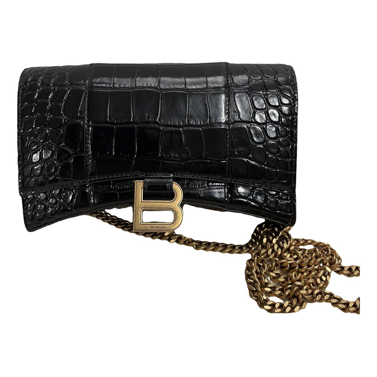 Downtown Chain leather handbag