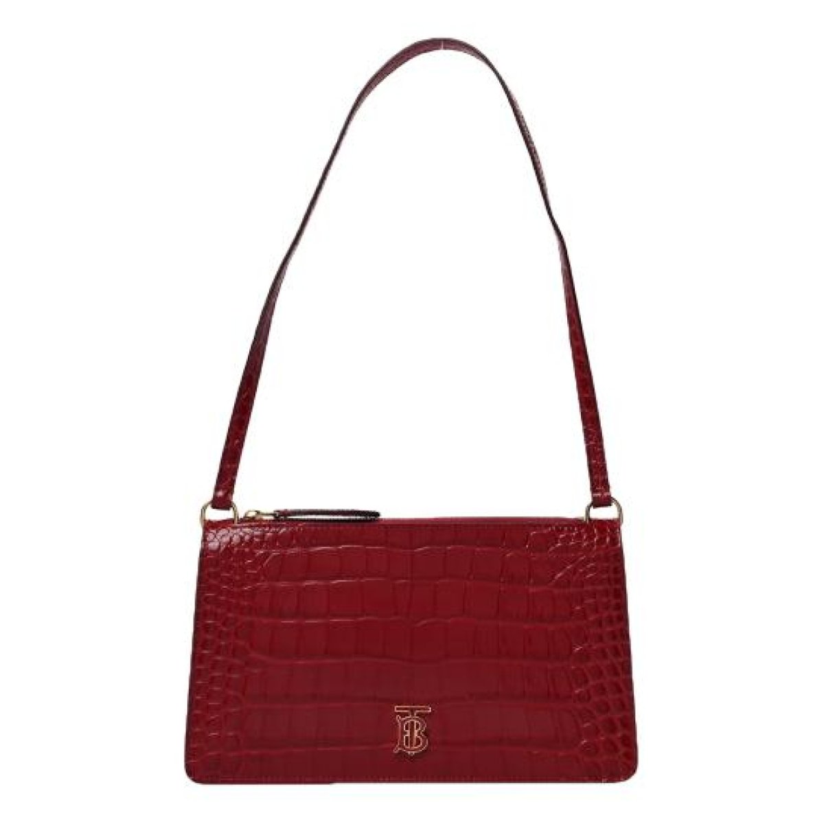 TB leather handbag