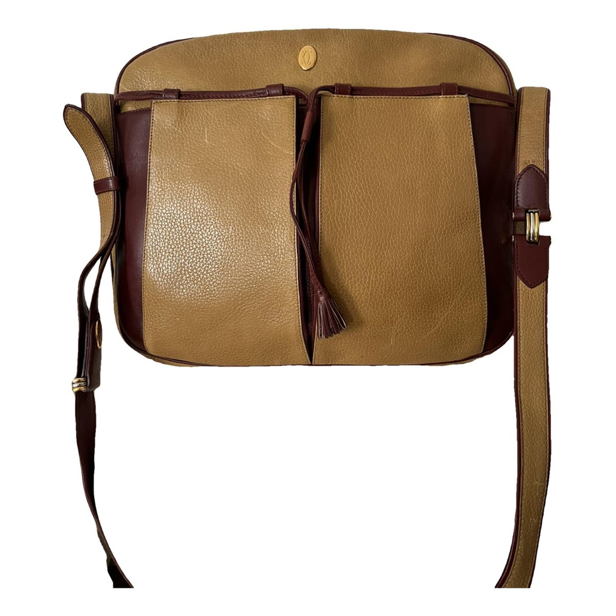 C leather crossbody bag