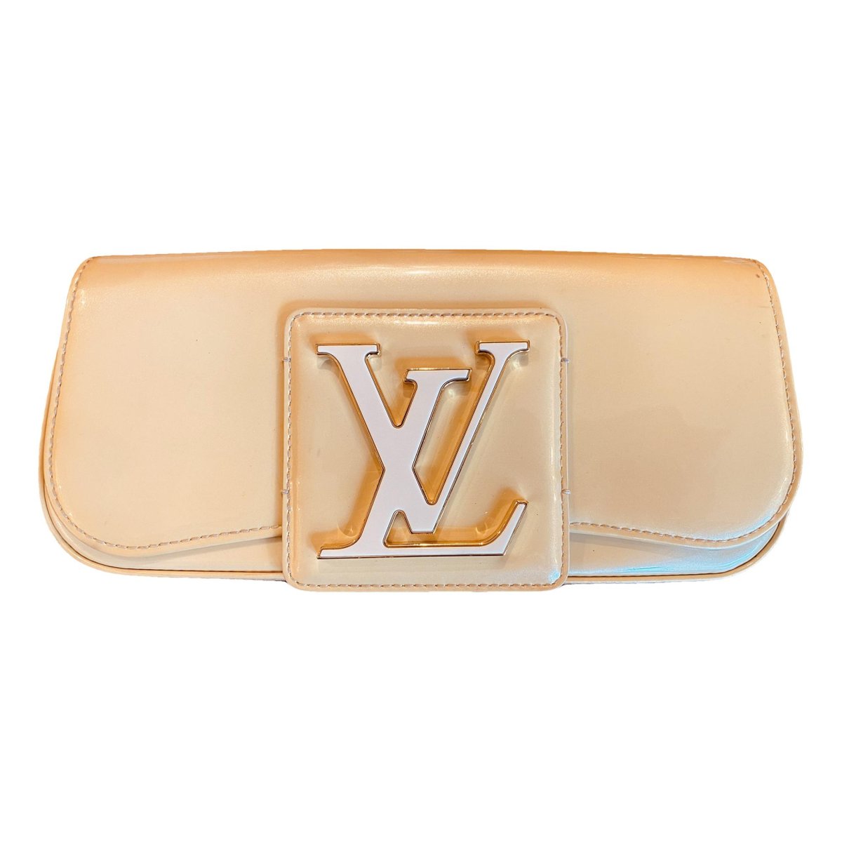 Sobe patent leather clutch bag