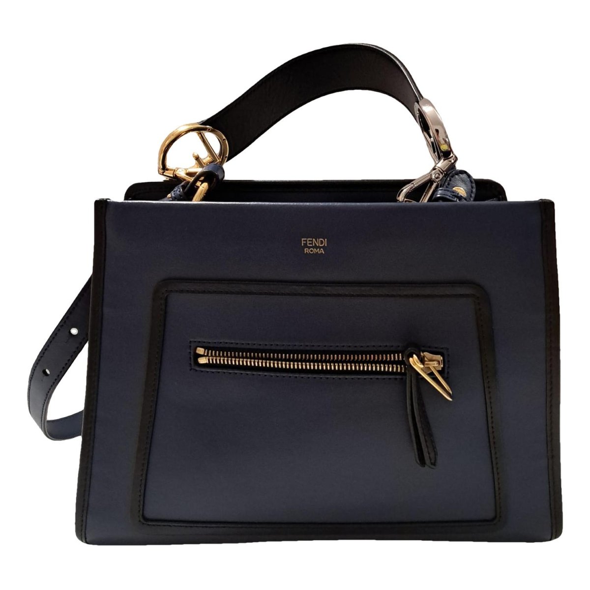 Runaway leather handbag