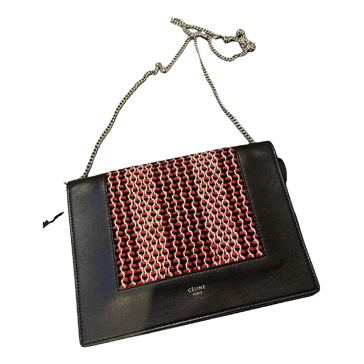 Frame leather crossbody bag