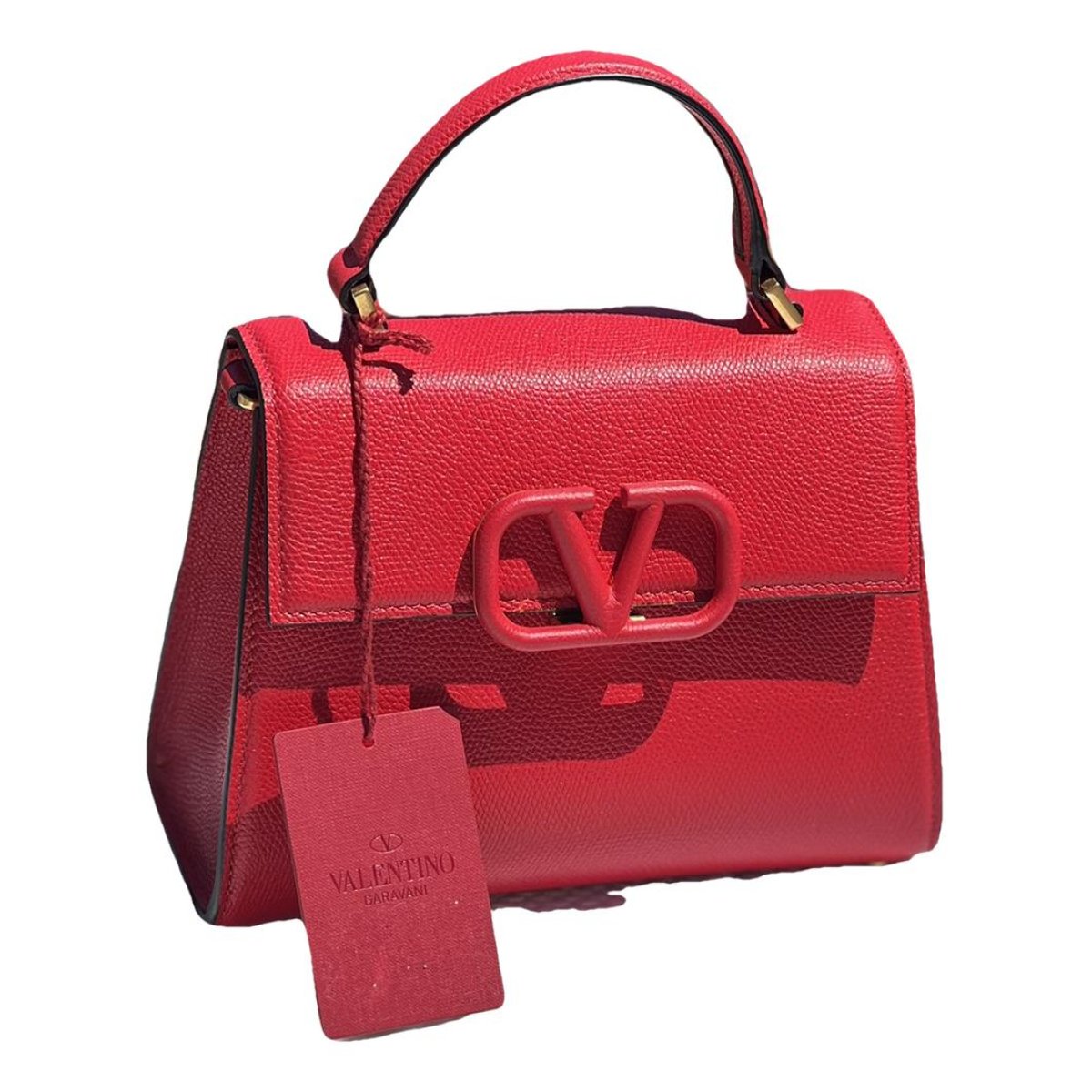 Vsling Top Handle leather handbag