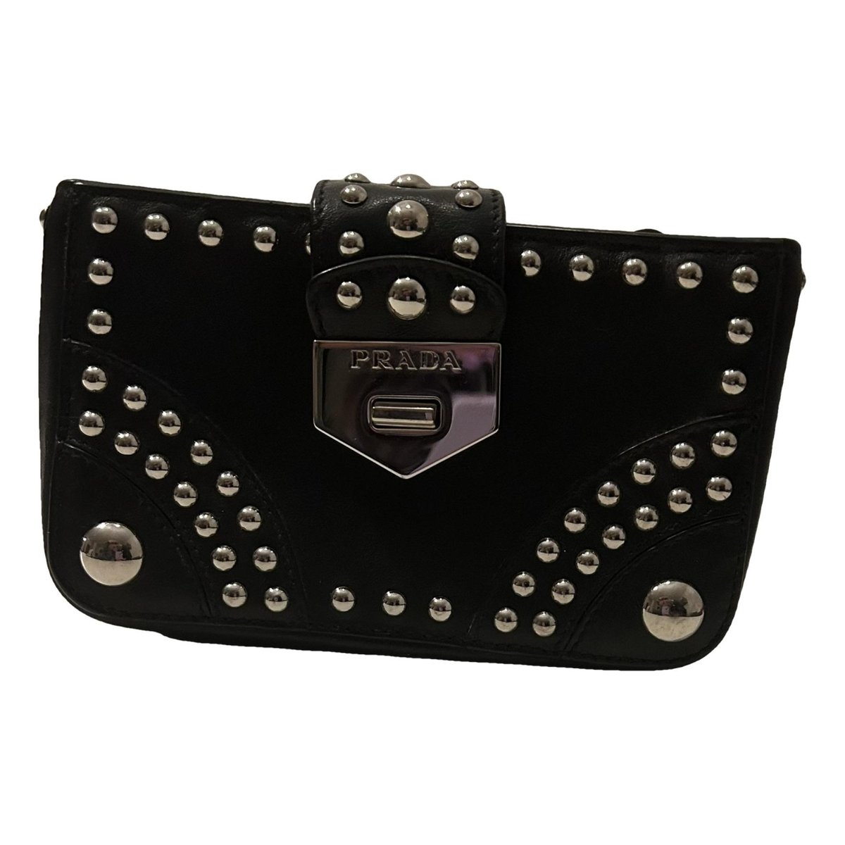Elektra leather clutch bag