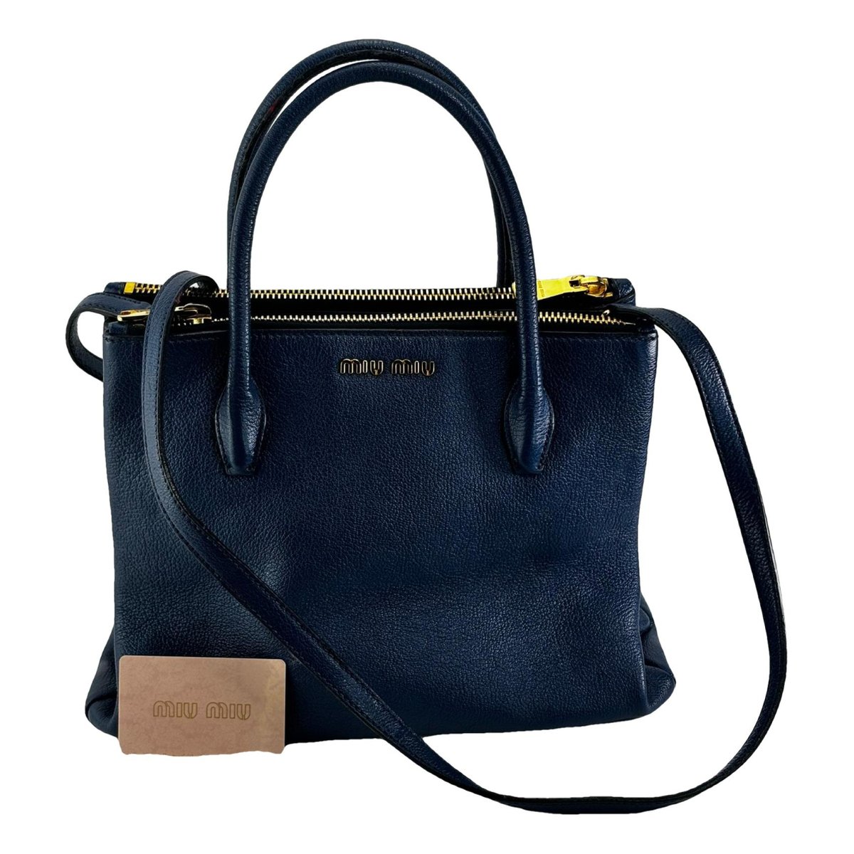 Madras leather handbag