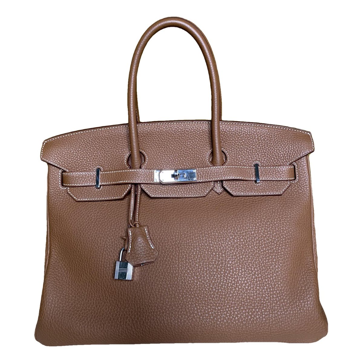 Birkin 35 leather handbag