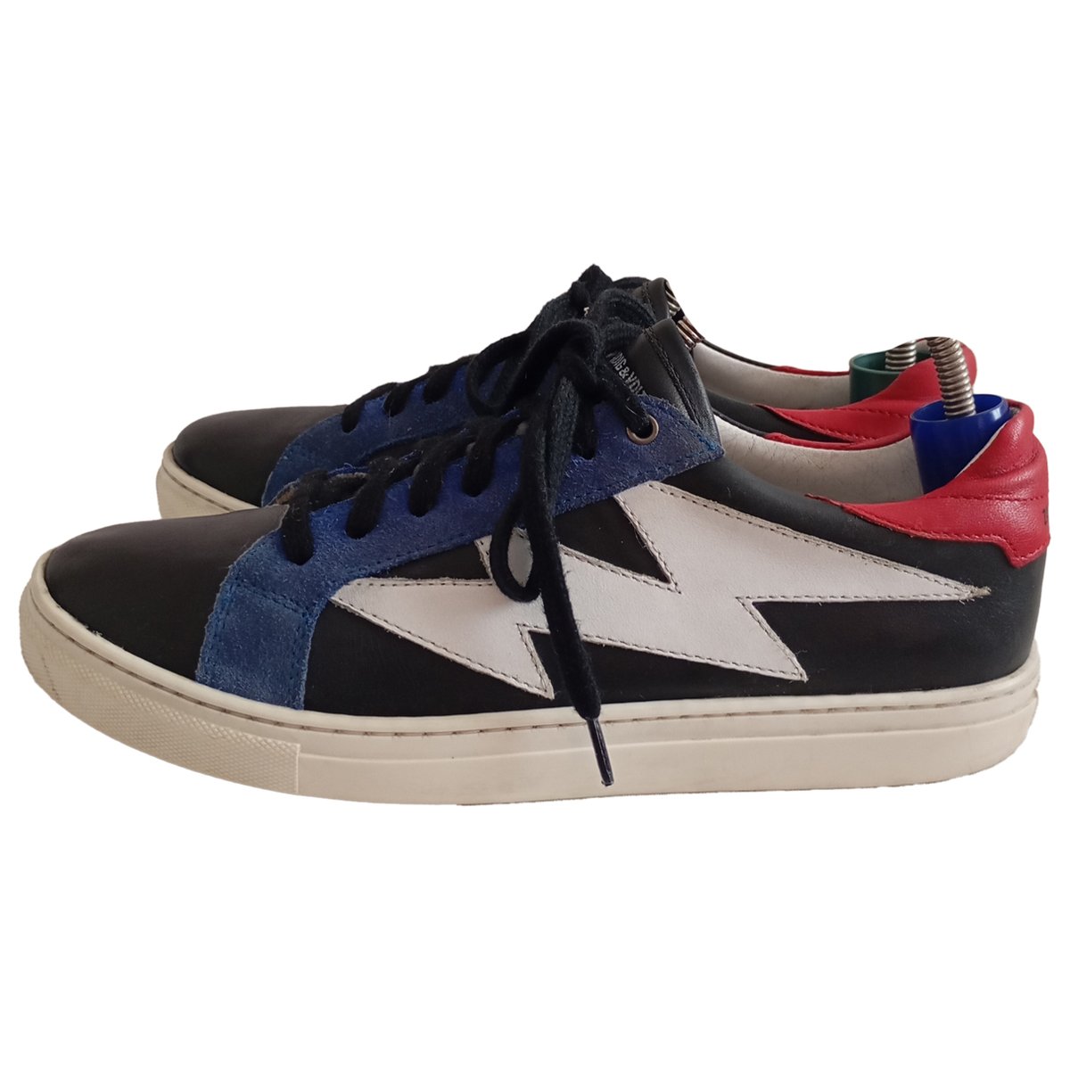 ZV1747 Flash leather trainers