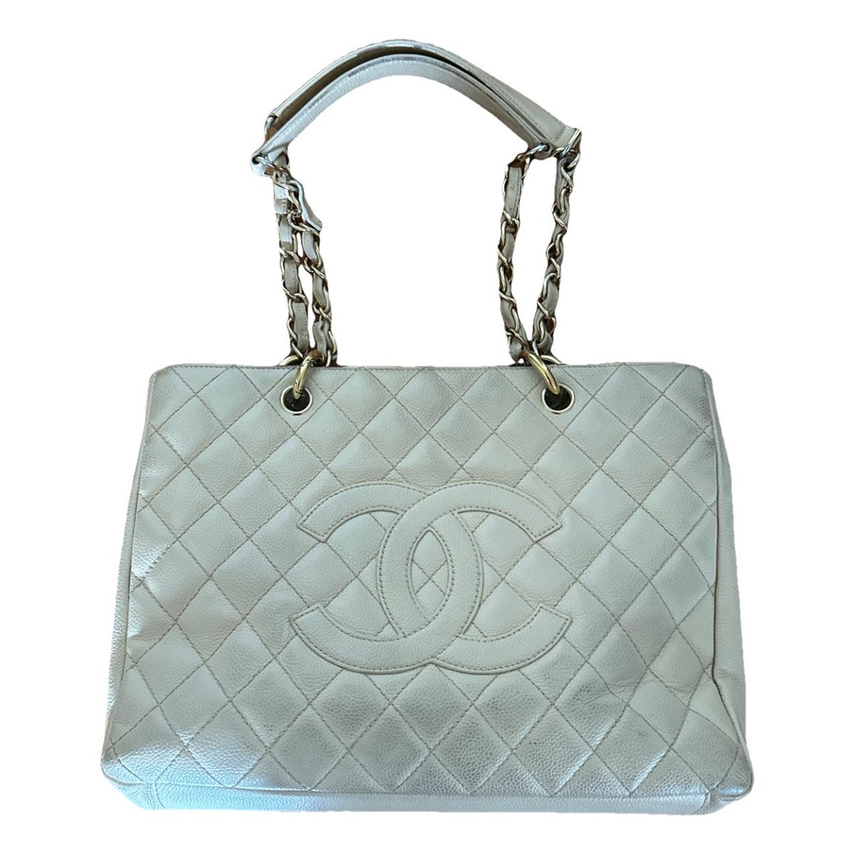 Grand shopping leather tote