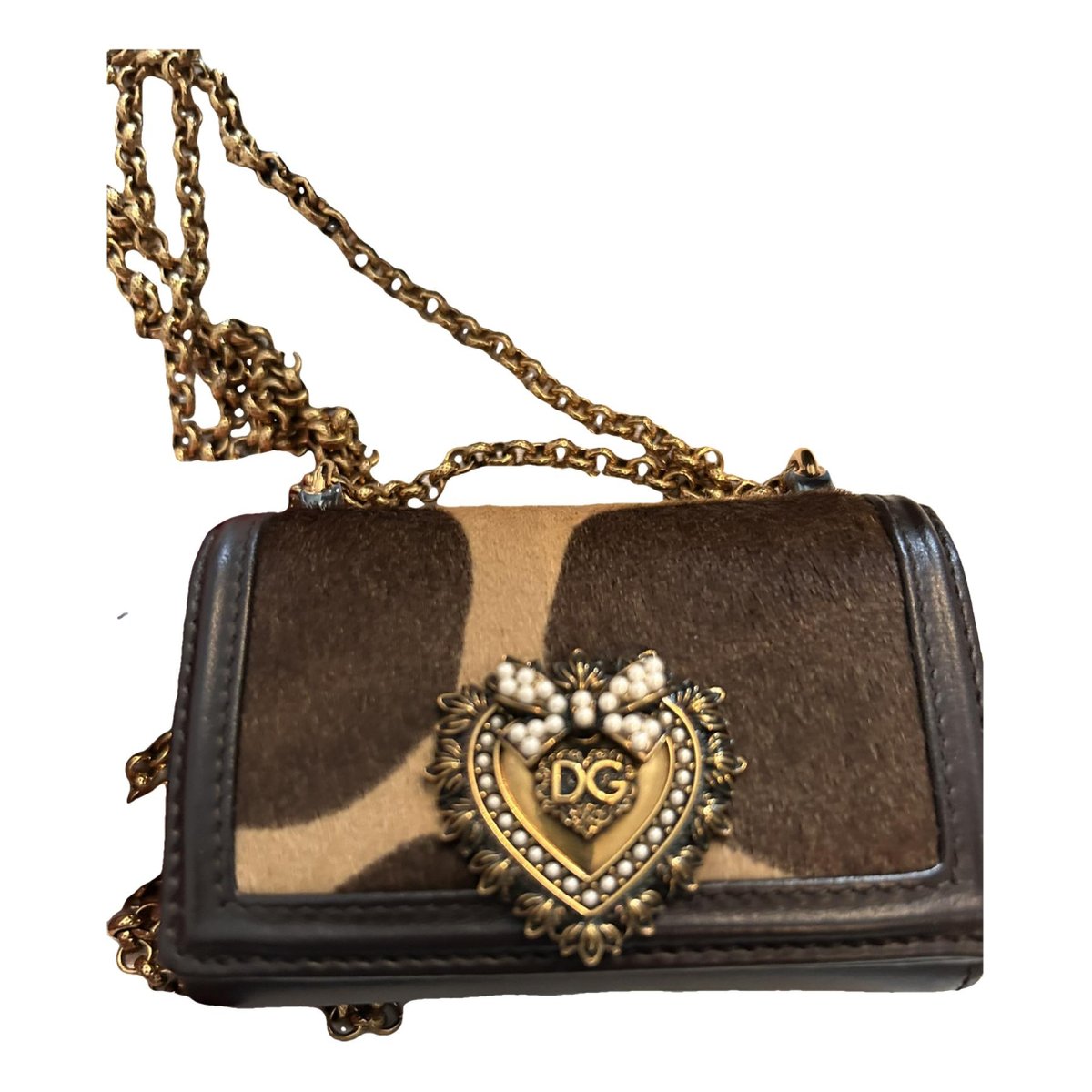 Devotion pony-style calfskin crossbody bag