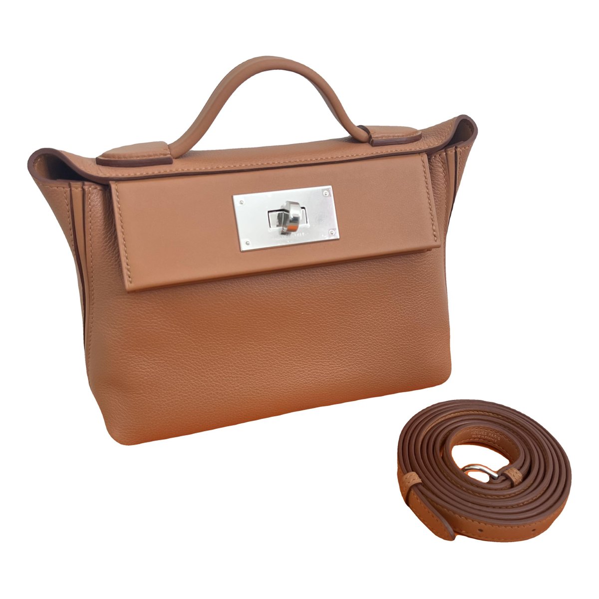 24/24 leather handbag