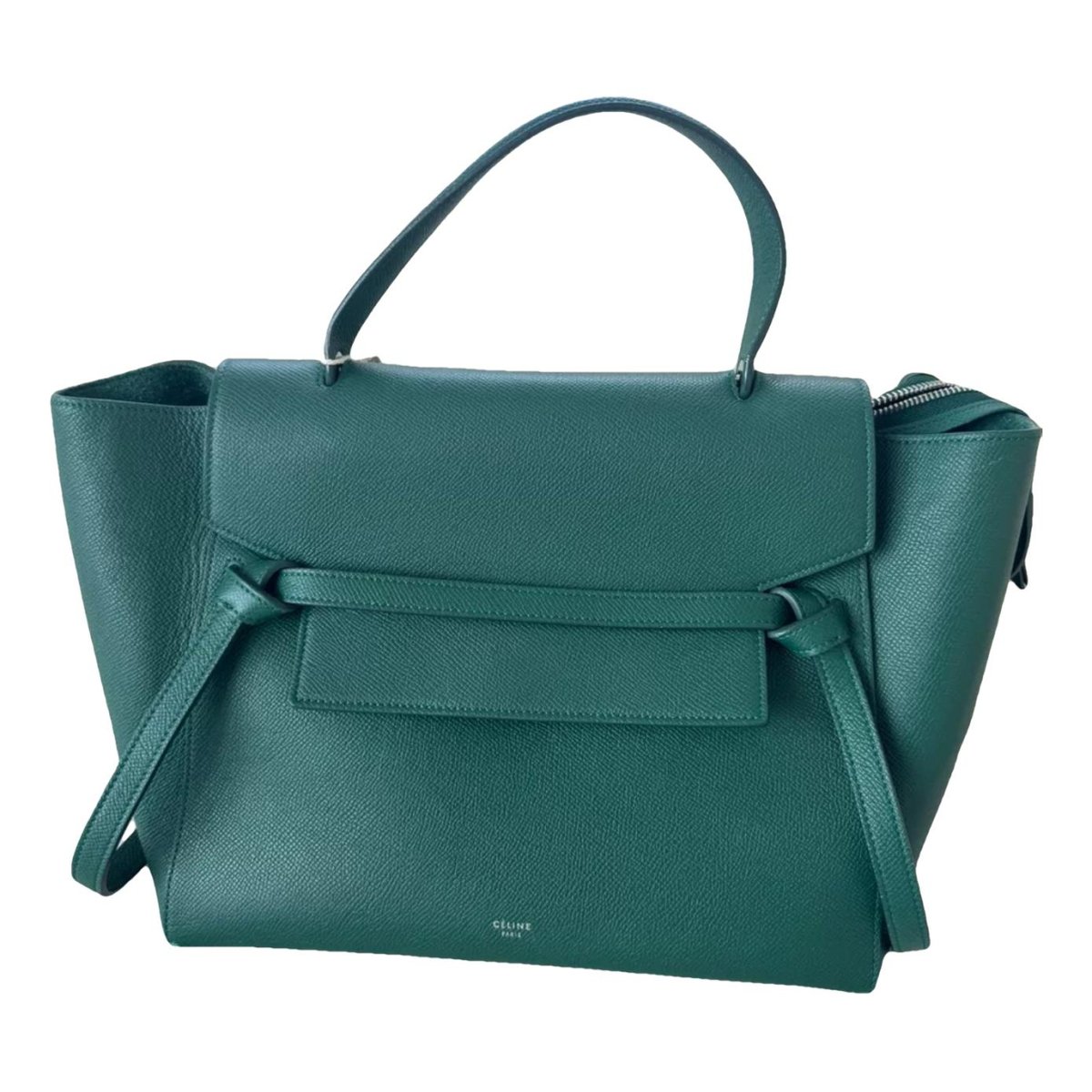 Belt leather handbag