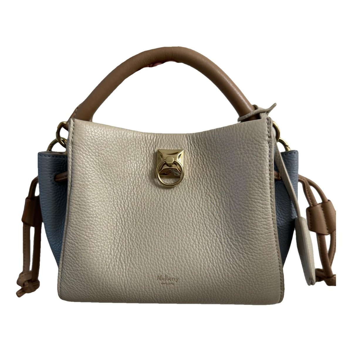 Iris leather handbag