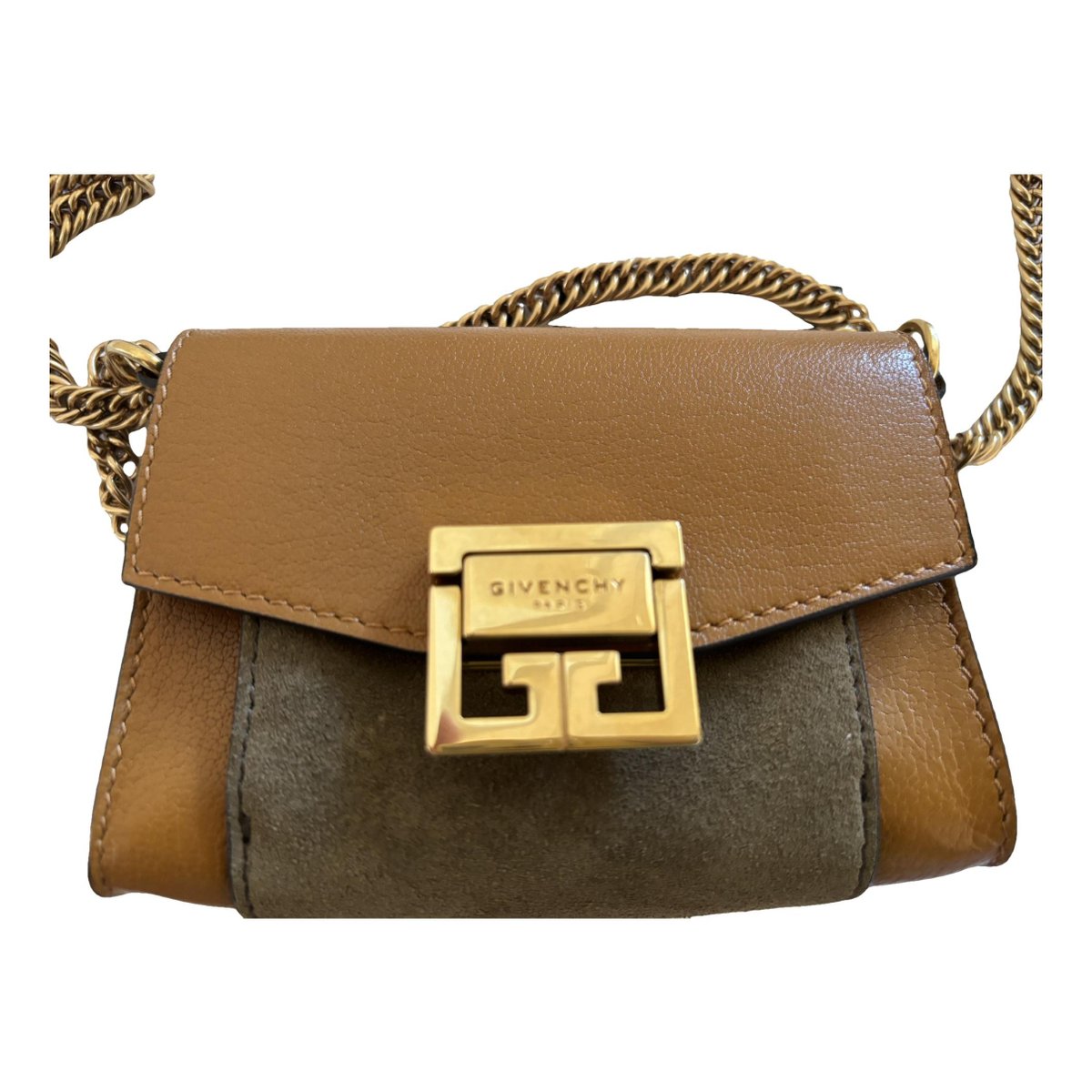 GV3 leather crossbody bag